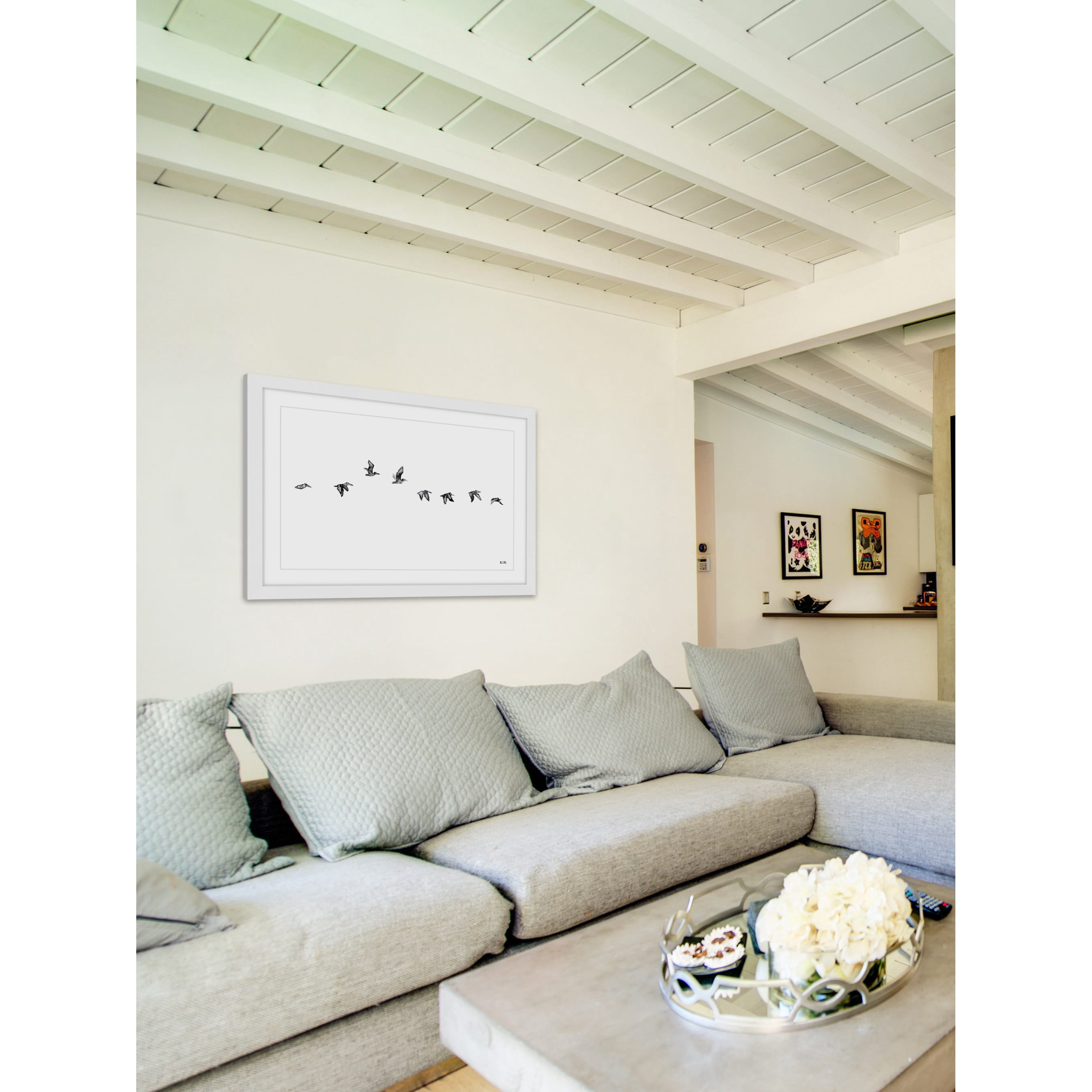 Marmont Hill "The Squadron" by Rachel Byler Framed Painting Print