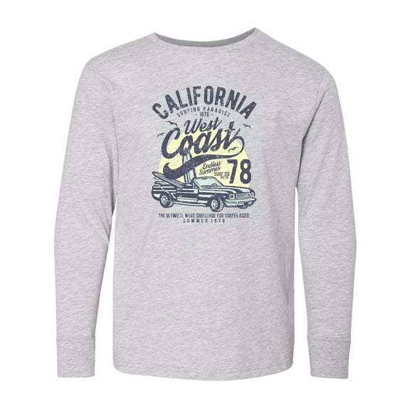 Inktastic California West Coast Long Sleeve Youth T-Shirt