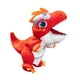 thumbnail image 2 of Juguete de Peluche Hugo Marioneta de Mano Dinosaurio Rojo, 2 of 9