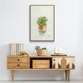 thumbnail image 6 of Succulent II Framed Premium Gallery Wrapped Canvas - Ready to Hang - 27 x 41 - Walnut Floating Frame, 6 of 9