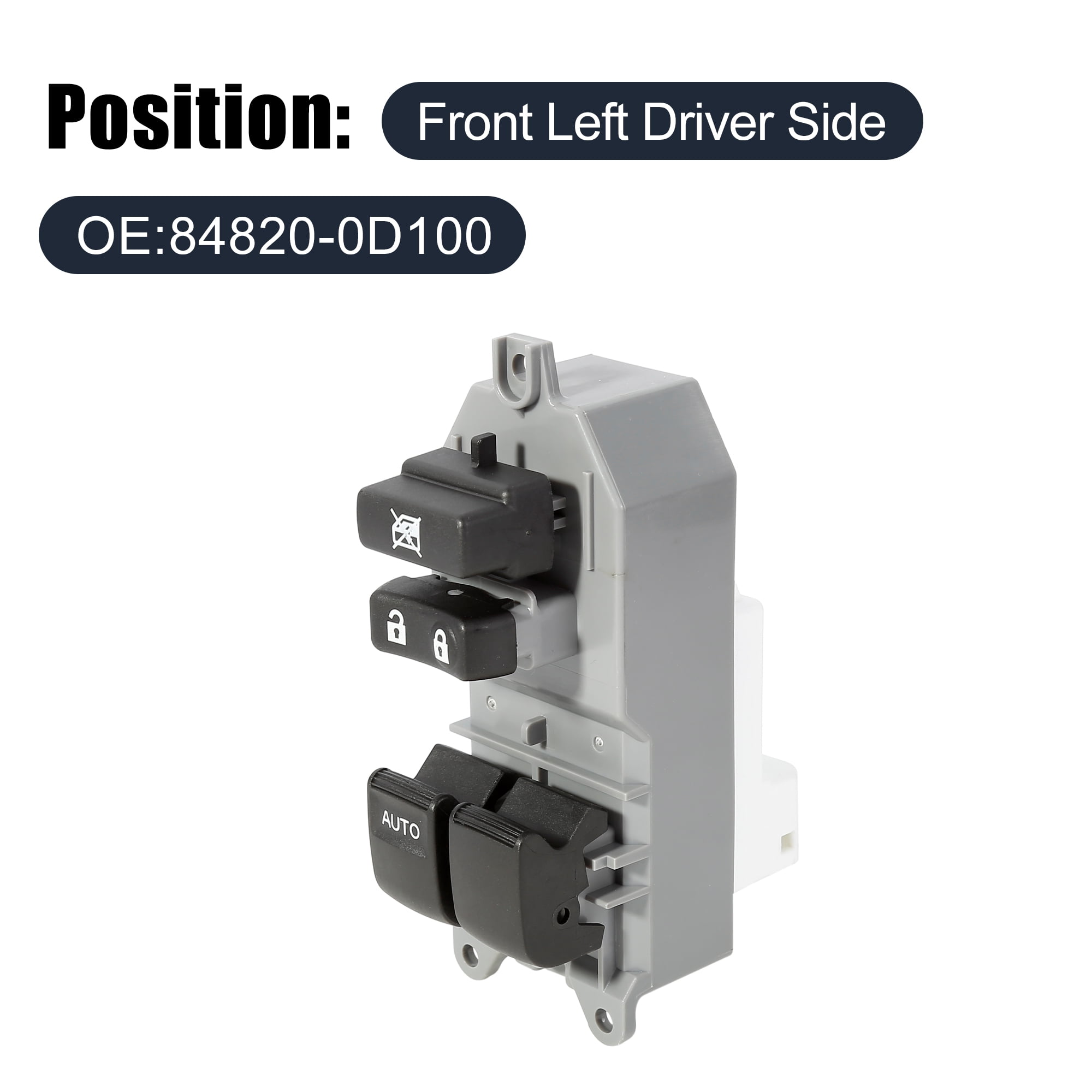 Unique Bargains Master Driver Side Power Window Switch for Toyota Yaris 2005-2011