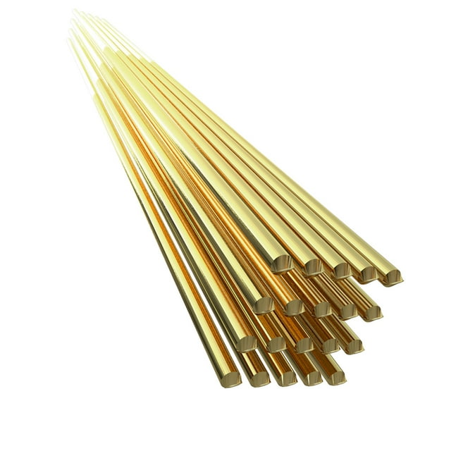 20pcs Brass Welding Wire Electrode 1.6mm*250mm Soldering Rod No Need Solder Powder
