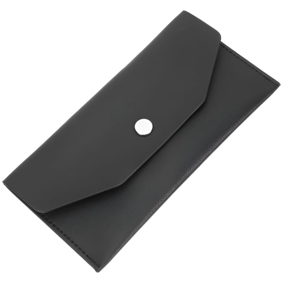 GASTROPOD Leather Cash Envelope Long Wallet Purse Clutch Bag Budget Envelopes with Snap Cash Envelope Wallet