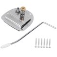 thumbnail image 1 of Juego de puente de trémolo para guitarra eléctrica con tornillo de reemplazo directo, puente de trémolo, conjunto de trémolo resistente para guitarra Plata, 1 of 8