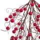 thumbnail image 3 of Door Hanger Christmas Red Plastic 50 cm, 3 of 4