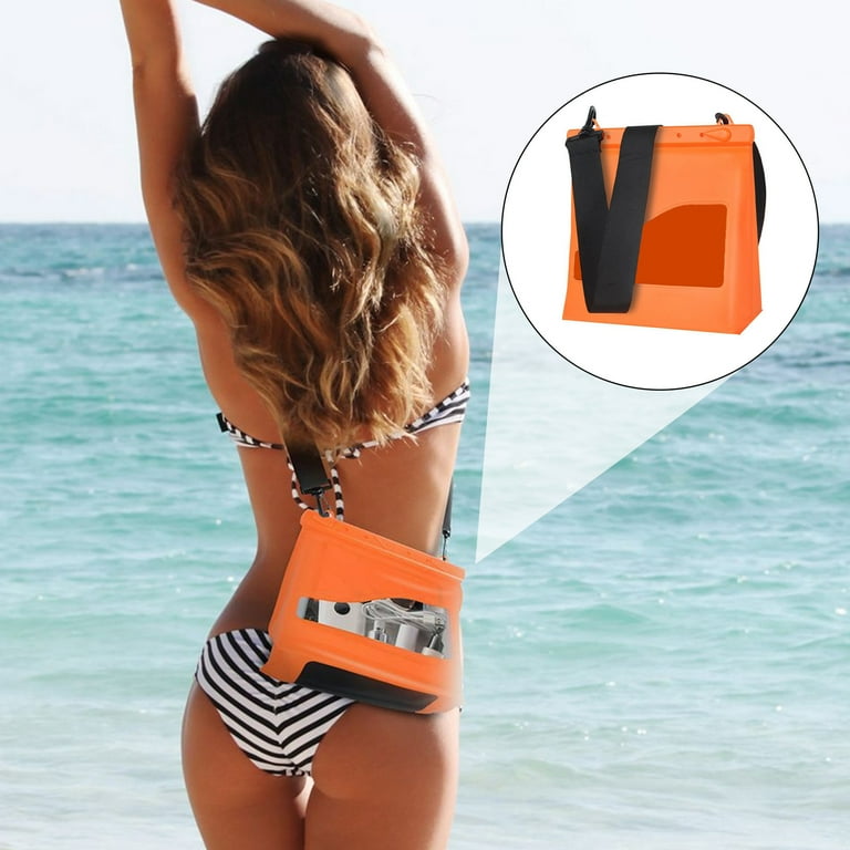 Sportteer Waterproof Phone Bag Tear resistant Waterproof Pouch PVC Waterproof Shoulder Pouch Large Capacity Leakproof Ideal for Snorkeling and Swimming Walmart