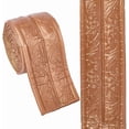 thumbnail image 6 of 90.5x3.46In Self Adhesive Molding Trim Vintage Brown XPE Peel and Stick Wallpaper Border 3D Printing Wall Edging Foam for DIY, 6 of 9