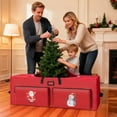 thumbnail image 5 of Nefoso Christmas Tree Storage Bag,Fit up to 7.5ft Tree Storage Bag with 2 Pocket and Zippers,Red, 5 of 11