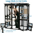 thumbnail image 6 of Large Catio Outdoor Cat Enclosure Walk in Cat House for Mulitiple Cats, 6 of 9