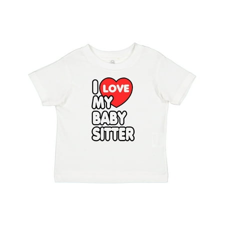 

Inktastic I Love My Baby Sitter Gift Baby Boy or Baby Girl T-Shirt