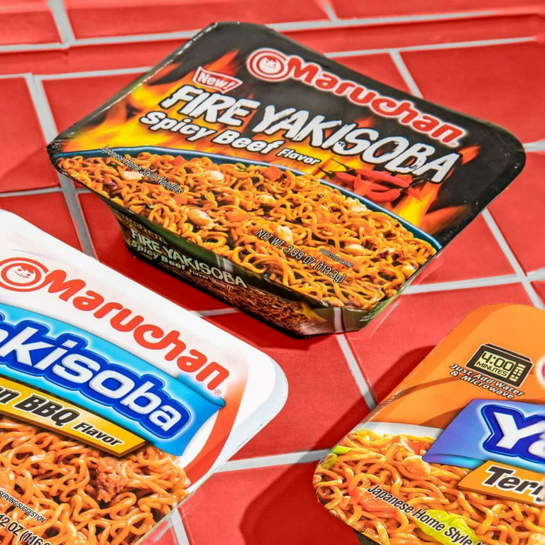Fuego YAKISOBA Picante - Spicy Beef Japanese Home Style Noodles