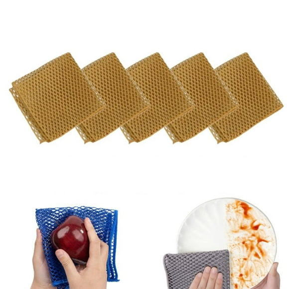 Fuderu Chiffons Filaires pour Lave-Vaisselle Chiffons Réutilisables pour Nettoyage Humide et Sec Chiffons de Nettoyage pour Poêle Casserole Cuisinière Cuisine Fournitures de Nettoyage de Cuisine Torchon de Cuisine