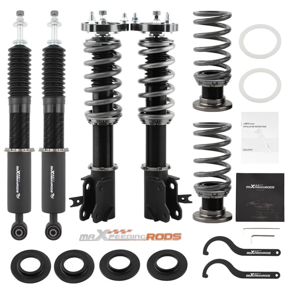 Maxpeedingrods 24 Way Adjustable Coilover Suspension Lowering Kit For Honda Civic Si 2006-2011