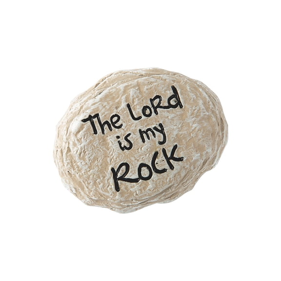 The Lord Is My Rock Worry Stones - Home Decor - 12 Pieces