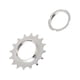 thumbnail image 1 of Yuarrent Piezas de rueda de repuesto para modificación de componente de volante de rueda libre de bicicleta Ciclismo 16T, 1 of 6