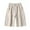 Beige, variant on Puyaiuu New 2025 Shorts for Women Plus Size Casual Solid Shorts High Elastic Waist with Pocket Lightweight Women Shorts Plus