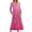 Pink, variant on FNFYFH Women's Long Sleeve Halloween Print Maxi Dress Cute Costume Tunic Dresses for Parties