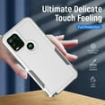 thumbnail image 5 of NIFFPD Moto G Stylus 5G 2021 Case with Screen Protector Shockproof Protective for Motorola Moto G Stylus 5G 2021 White&Gray, 5 of 7