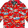 thumbnail image 4 of Conjunto de pijama Hot Wheels para niño, estilo abrigo de franela de 2 piezas, 4 of 5