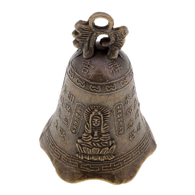 Carillón Campana Afortunada Shui Chino Colgante Vintage de Bronce Artesanías de Budismo Macarena Adornos colgantes