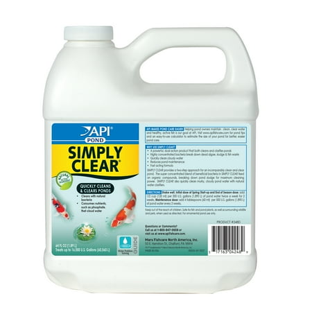 UPC: 0317163042489 | API Pond Simply Clear  Pond Water Clarifier  64-Ounce