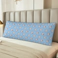 thumbnail image 6 of Disketp French Bulldog Head Print Body Pillow Cover - Super Soft 20x54 Body Pillow Case,Long Side Hidden Zipper, 6 of 8