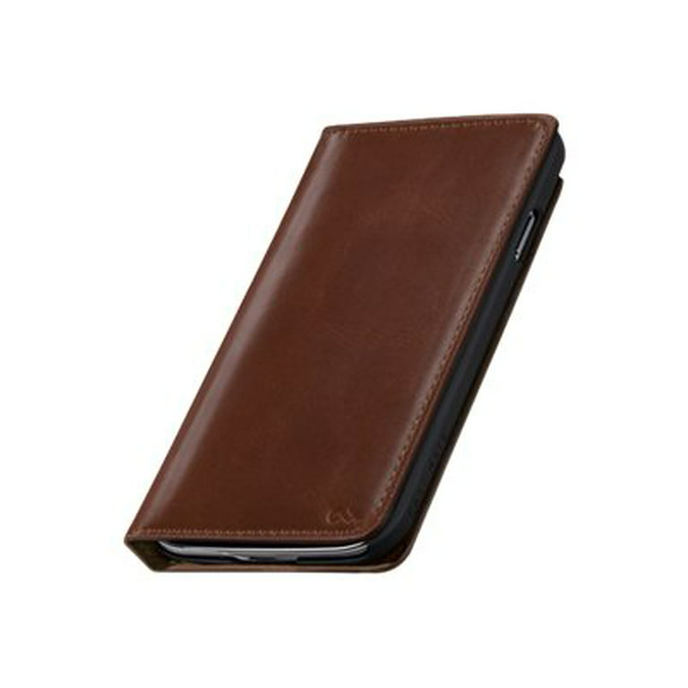 Empirisch Londen besluiten Case-Mate Wallet folio - Protective cover for cell phone - genuine leather  - dark brown - for Samsung Galaxy S5 - Walmart.com