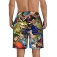 thumbnail image 4 of Yu-Gi-Oh Mens Swim Trunks Quick Dry Board Shorts with Mesh Lining Beach Shorts Swimwear Bathing Suits, 4 of 7