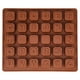 thumbnail image 1 of Silicone mold with letters alphabet, praline mold, chocolate mold, casting mold, ice cube mold, 1 of 4