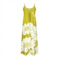 thumbnail image 3 of Vestido de Verano Casual de las Mujeres, Impresión Plegada Casual de Verano, Vestido de Cuello en V sin Mangas de Camis, 3 of 6