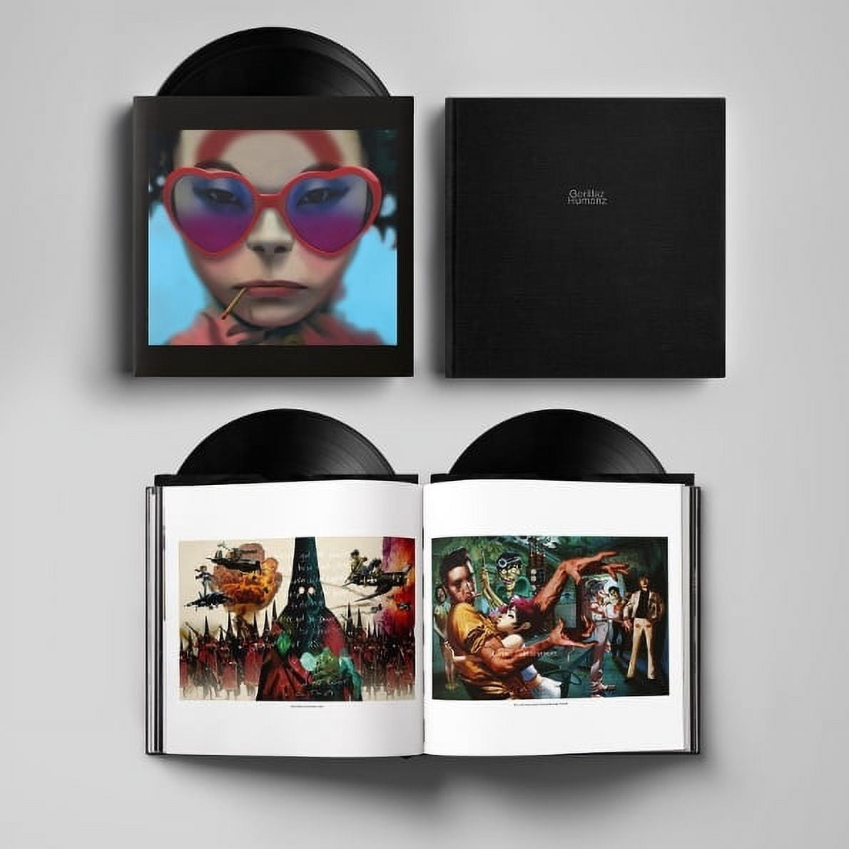 Gorillaz Humanz レコード LTD Artbook + LP レコード Gorillaz Humanz レコード LTD Artbook + LP