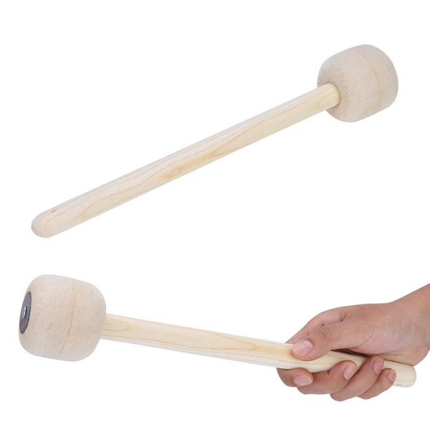 Bass Drum Mallet Concert, Mallet Wool, Drum Mallet, Percussion Drum Mallet,  Durable Bass Drum Mallet Stick with Wool Felt Head Percussion Marching Band  Accessory 