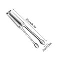 thumbnail image 3 of Mauxuk Stainless Steel BBQ Tongs Long Heat Resistant Locking Mechanism for Grilling Steak Vegetables 16 In, 3 of 5