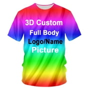 JOOCAR Summer Customized adults T Shirts Tops Personalized Custom Picture Tshirt Print 3D T-shirt Casual Tees