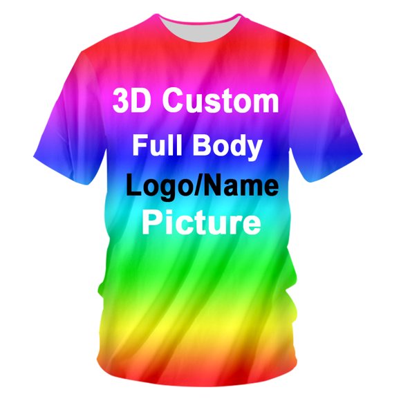 JOOCAR Summer Customized adults T Shirts Tops Personalized Custom Picture Tshirt Print 3D T-shirt Casual Tees
