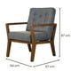 thumbnail image 3 of Sillon Individual moderno Avre Gris Oxford, 3 of 5