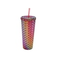 thumbnail image 3 of Mainstays plastic 26 ounce Luster Sipper Tumbler, Red, 3 of 3
