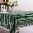 thumbnail image 3 of Bohemian Style Square Tablecloth Cotton Linen Lace Boho Table Cloth for Kitchen Dining Room Tabletop Decoration, 3 of 6