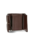 thumbnail image 2 of No Boundaries Women's  Flap Wallet, Chocolate, 2 of 2