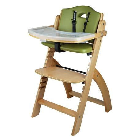 Beyond Junior Y Wooden High Chair (Natural - Olive