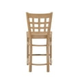 thumbnail image 5 of Linon Neville 24" Natural Indoor Wood Counter Stools, Set of 2, 5 of 14