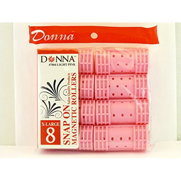 Donna Salon Quality Snap On Hair Rollers XLarge, 1 Ea
