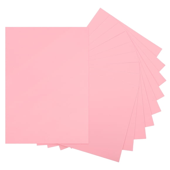 Uxcell 10 Sheets Light Pink Cardstock Printer Paper 8.5" x 11" A4 Thick Paper Sheet 250gsm/170lb Bulk Card Stock for Printer DIY Scrapbook Menus Cards