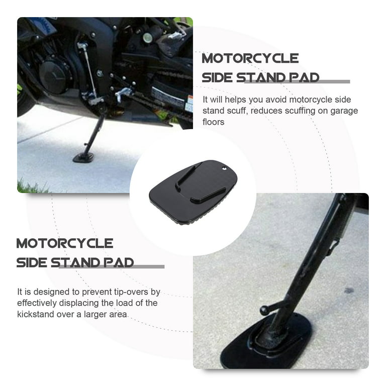 4pcs Professional Motorcycle Side Stand Pads Motorcycle Kickstand