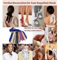 thumbnail image 6 of PTSPLLMY 2/6/10Scarf Bags for Women Handbag Scarfs Band Hair Neck Scarves Fashion Gifts, 6 of 7