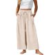 thumbnail image 1 of TaTaai Women's High Waist Loose Wide Leg Sports Pants Elastic Drawstring Waist with Side Pockets Casual Versatile Long Trousers for Women Daily Vacation Gift, 1 of 8