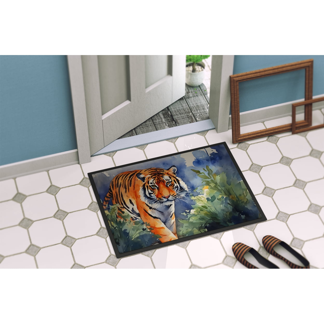 Carolines Treasures DAC2878MAT 18 x 27 in. Bengal Tiger Doormat