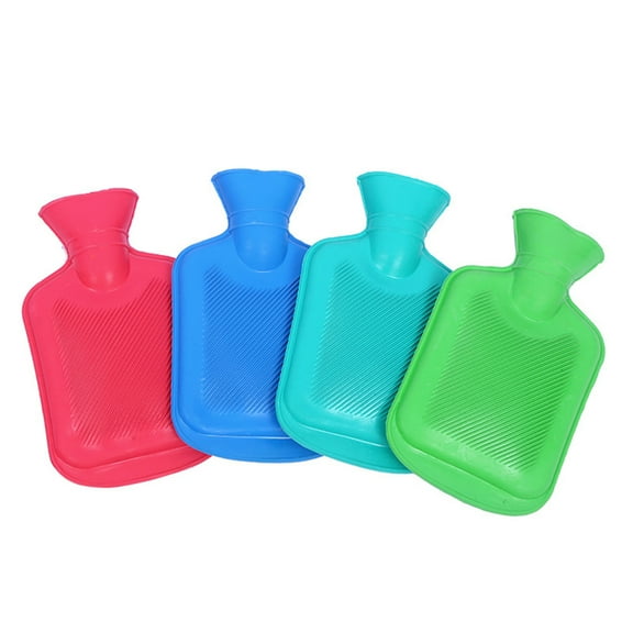 Hot Water Bag Rubber Spiral Pattern 500/1000/2000ml Warm Pouch Supplies for Hot Compress Stomach Pains Relieve