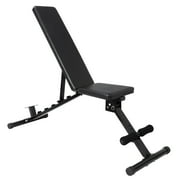 ZENSTYLE Height Adjustable Weight Bench Prefessional Home Gym Indoor Backrest Exercises Utility Bench