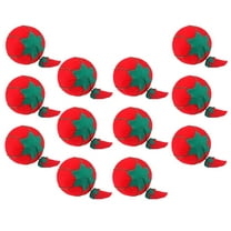 HONITANO 12Pcs Lovely Pin Cushion Red Cloth with Organizer for DIY Sewing Aid
